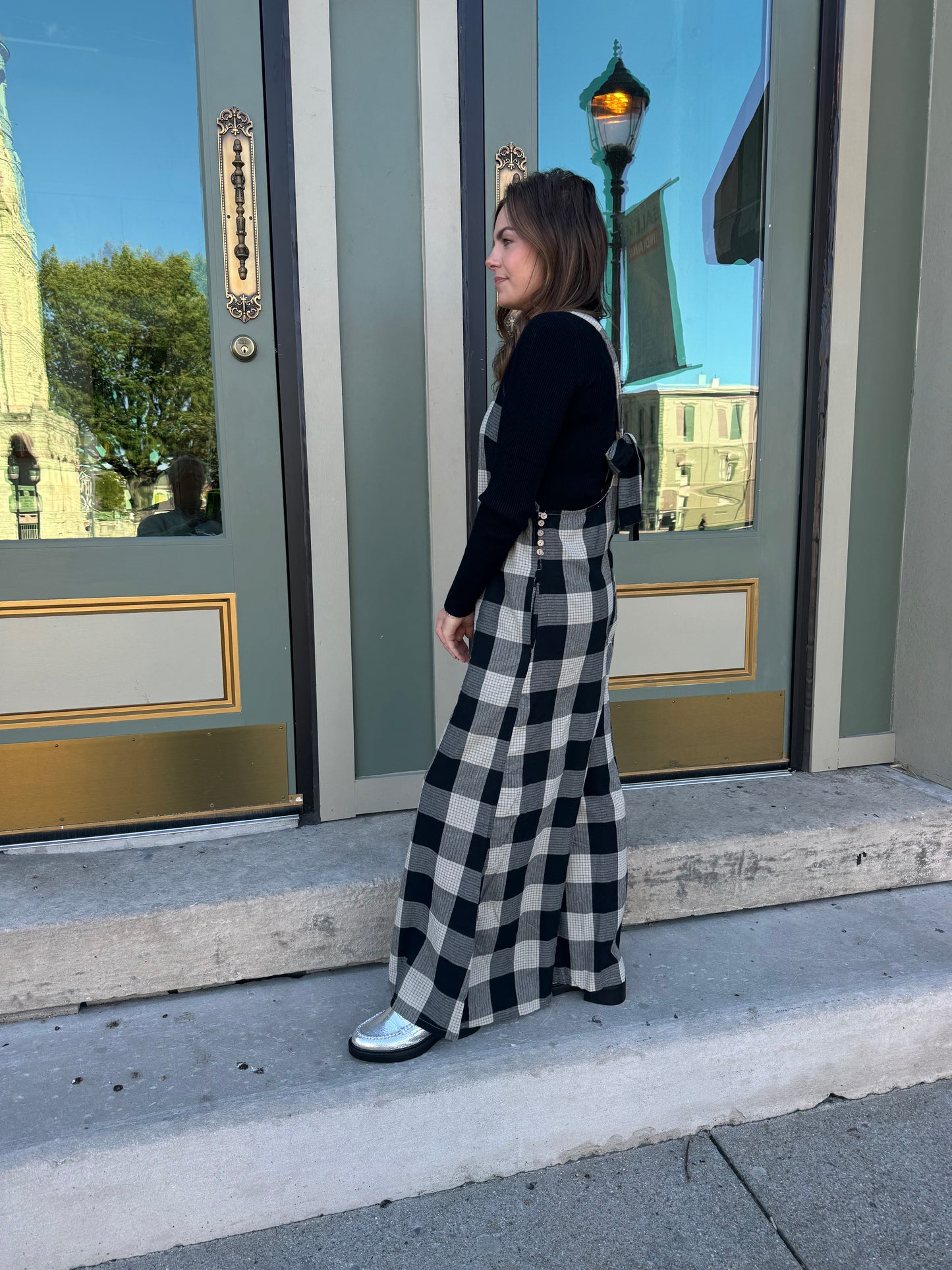 Checkered Charm Jumpsuit