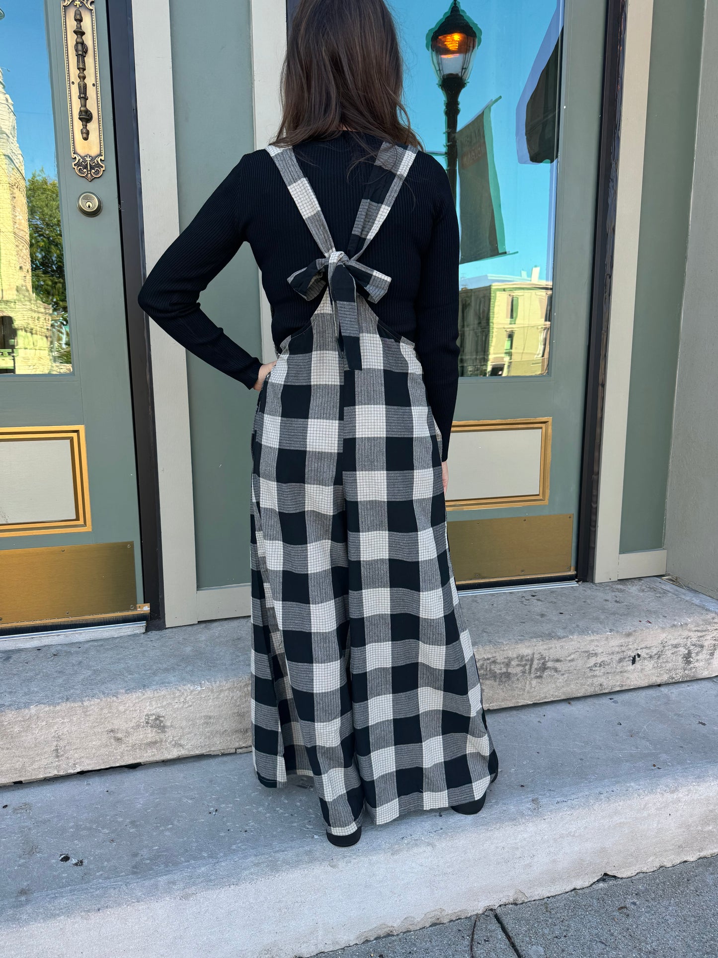 Checkered Charm Jumpsuit