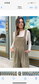 Wide Leg Olive Overalls