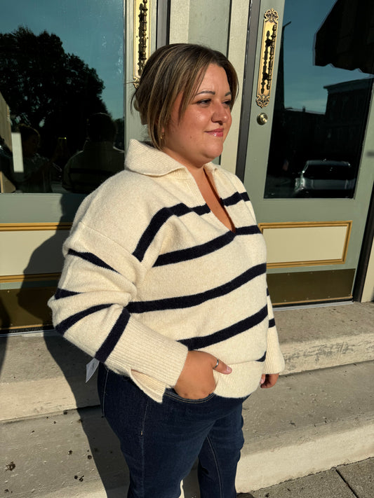 Nautical Striped Sweater