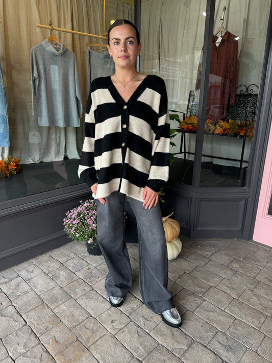 Big Stripes Cardigan