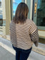 Boxy Striped Pullover