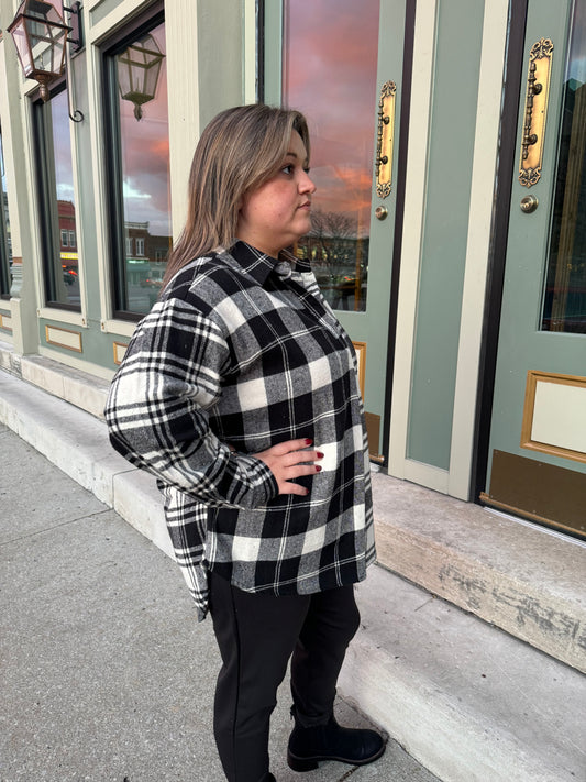 Plaid Tunic