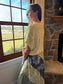 Relaxed Lime Knit Pullover