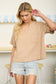 Khaki Knit Top