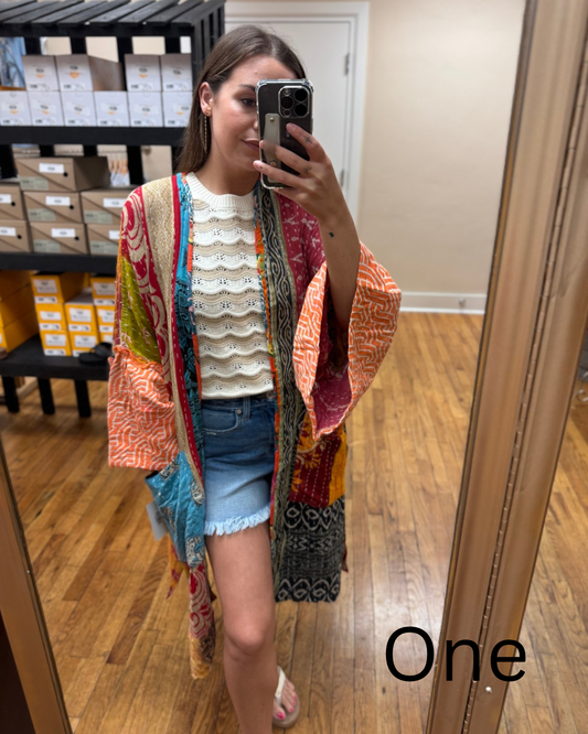 Handmade Kantha Kaftan