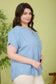 Chambray Striped Top