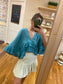 Cropped Ruffle Blouse