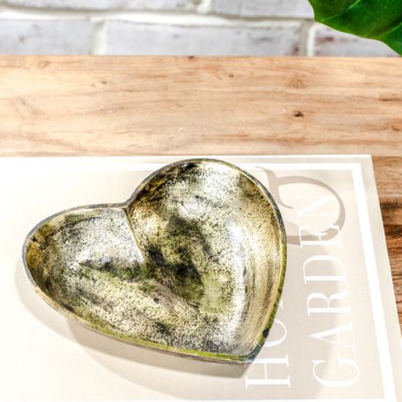 Gold Heart Tray