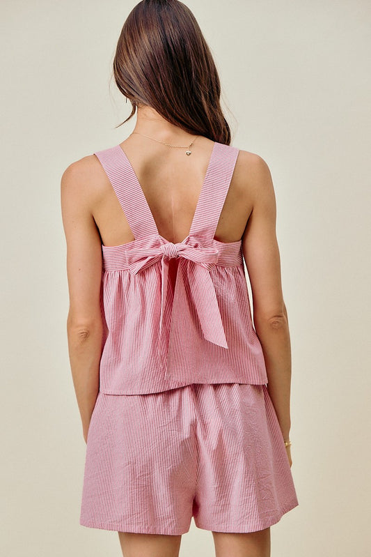 Square Neck Tied Tank