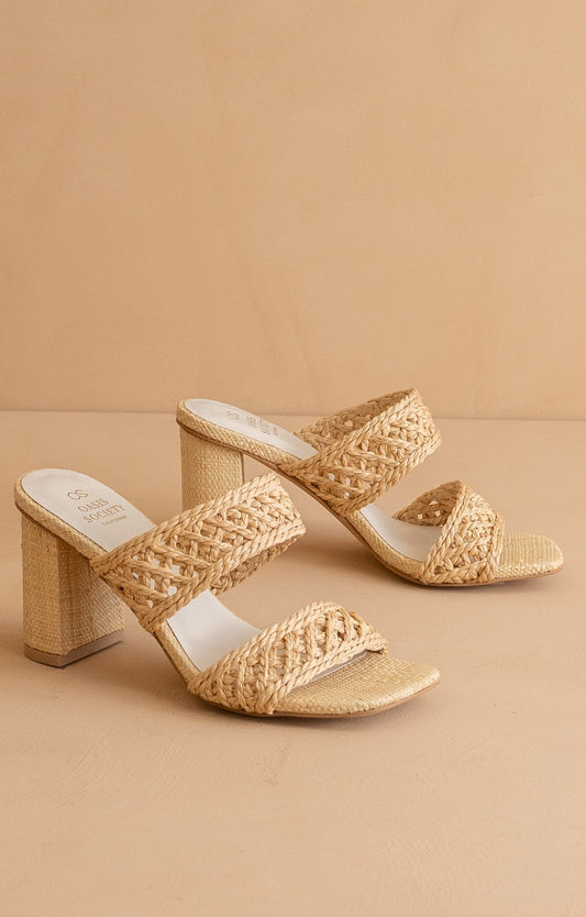 Barbara Woven Heels