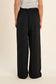 Tied Black Woven Pants