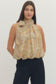 Sleeveless Cheetah Bow Top