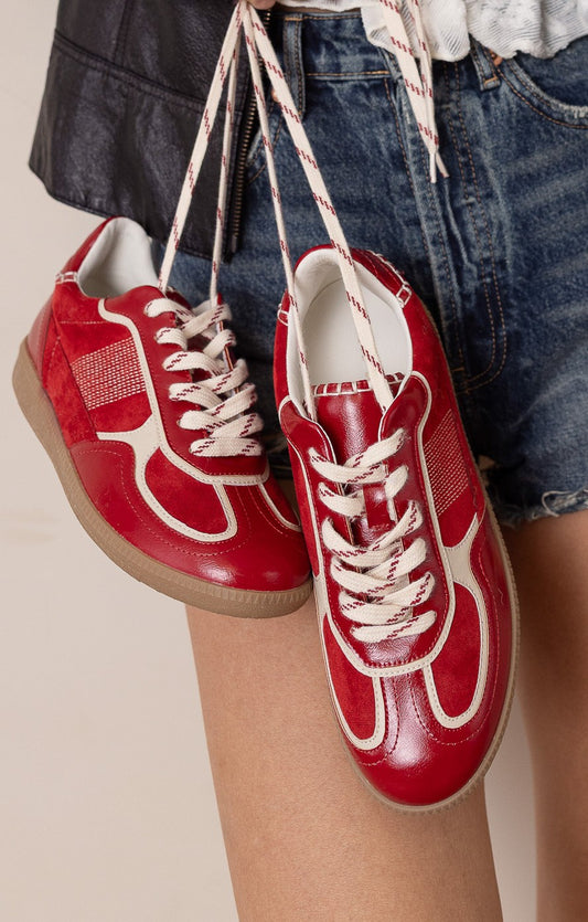 Dalia Red Sporty Sneakers