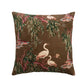 Velvet Crane Pillow