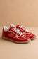 Dalia Red Sporty Sneakers