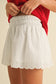 Ivory Eyelet Shorts