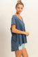 Slouchy V Neck Tee