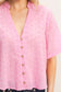 Pink Eyelet Top