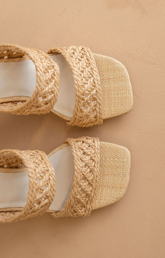 Barbara Woven Heels
