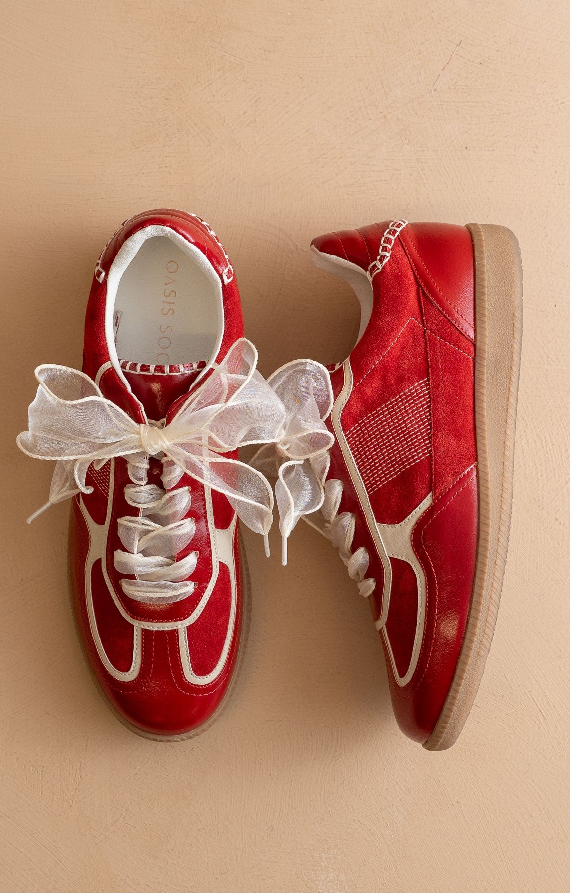Dalia Red Sporty Sneakers