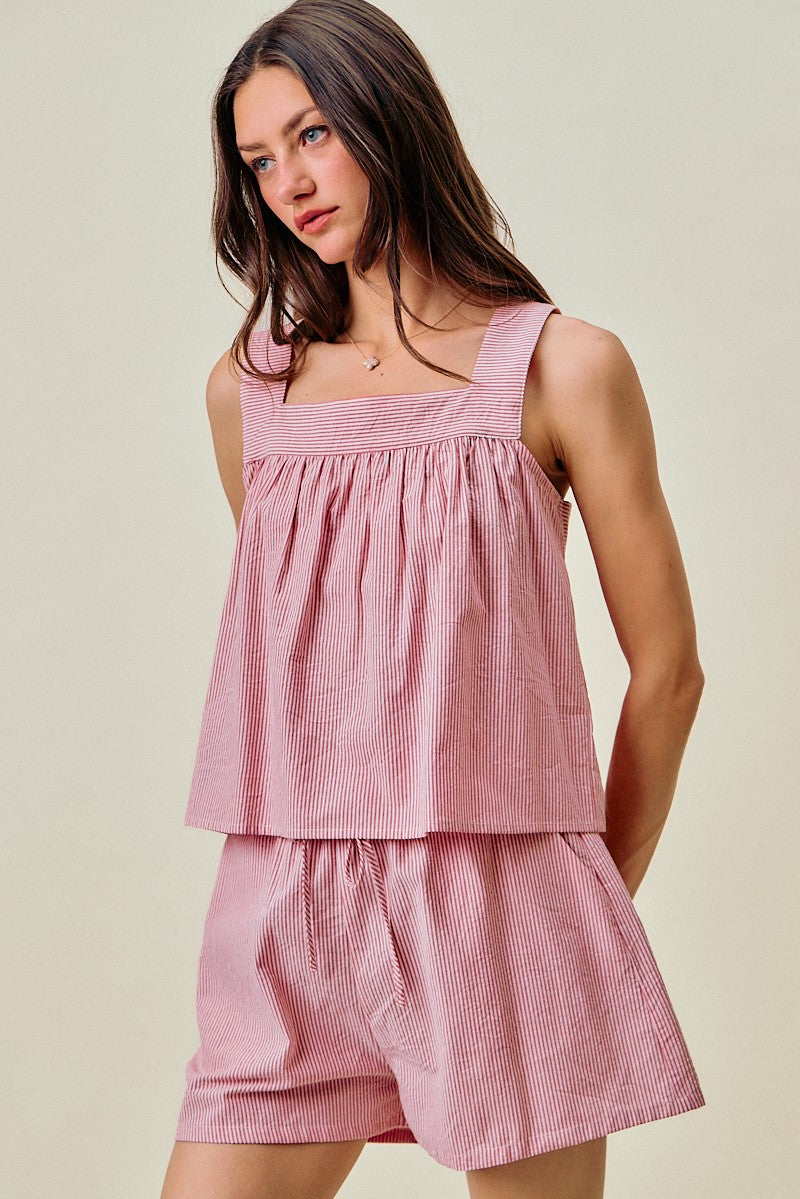 Square Neck Tied Tank