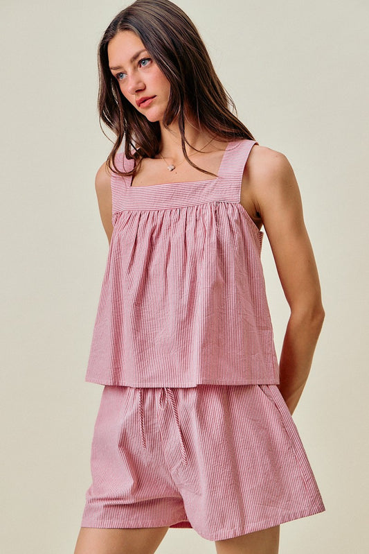 Square Neck Tied Tank