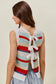 Summer Striped Knit Top