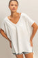 Slouchy V Neck Tee